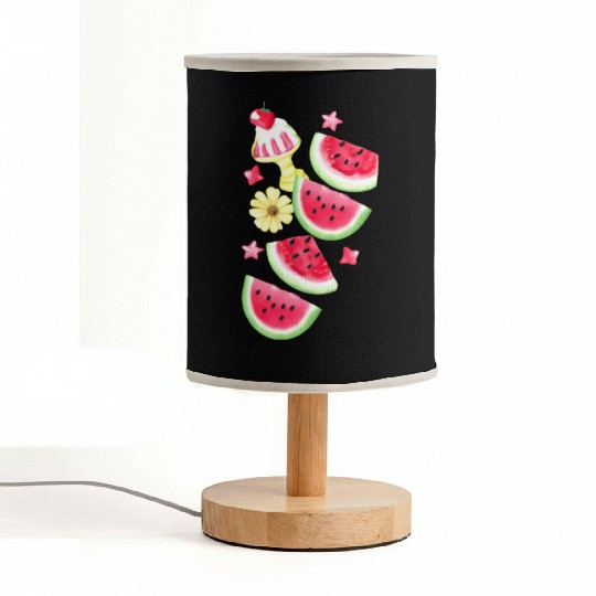Watermelon Sweet Summer Treat Design Fabric Lamps
