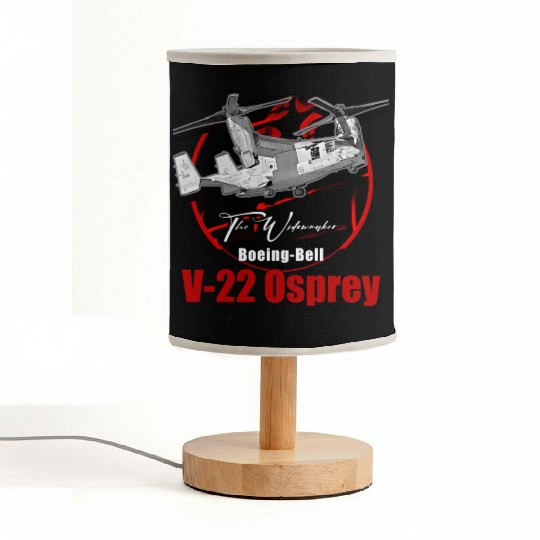 V22 Osprey Us Air Force Hybrid Aircraft Fabric Lamps