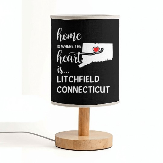 Litchfield County Connecticut Is Where My Heart Is Fabric Lamps