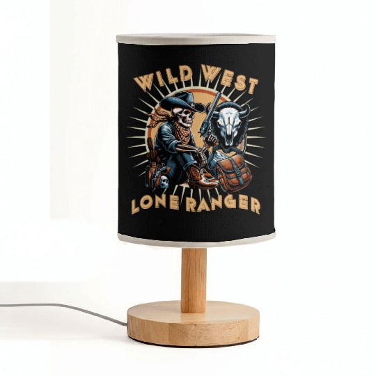WILD WEST LONE RANGER Fabric Lamps