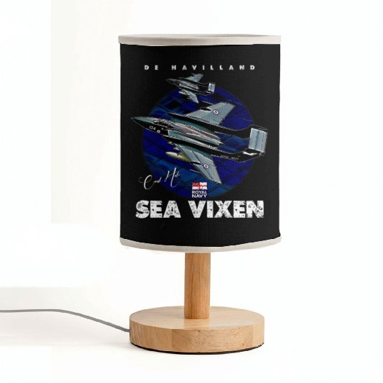 de Havilland Sea Vixen Royal Navy Fighter Aircraft Fabric Lamps