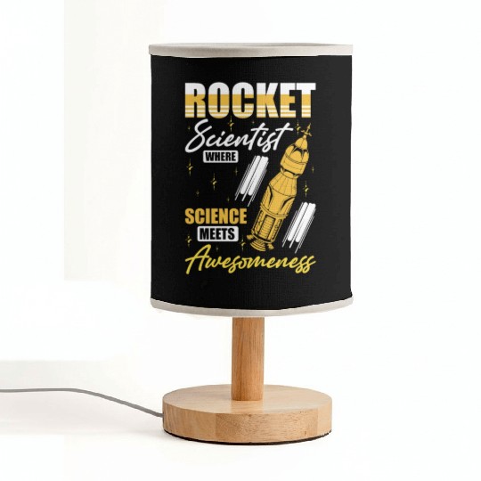 Space Engineer Rocket Scientist Awesomeness Fabric Lamps