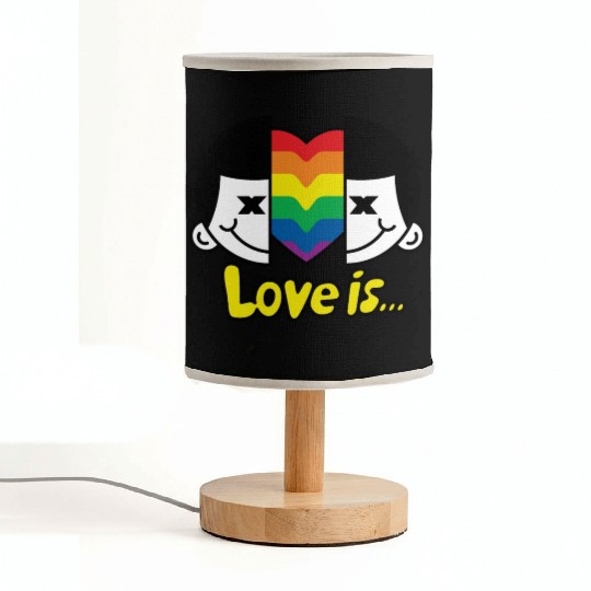 Love is love, boys love boys Fabric Lamps