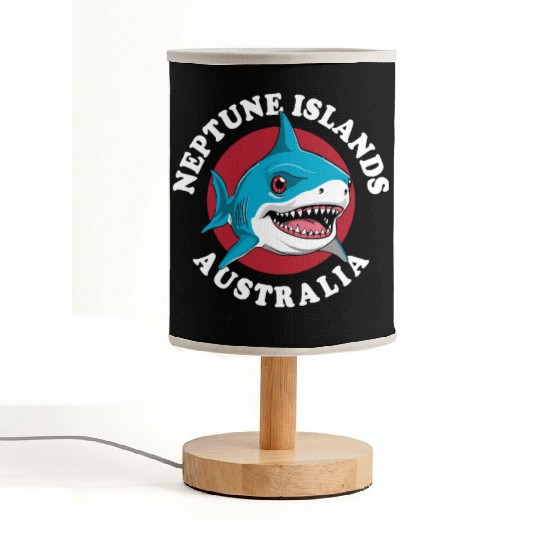 Great White Shark Neptune Islands Fabric Lamps