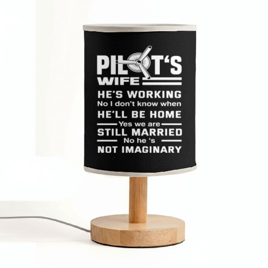 Pilot Wife Wife Pilots Fabric Lamps