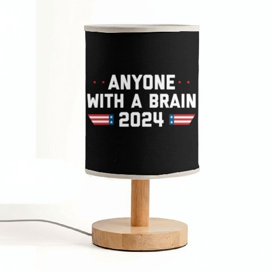 2024 Brain Vote Democracy Anti-Trump Fabric Lamps