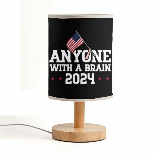 2024 Brain Vote Democracy Anti-Trump Fabric Lamps