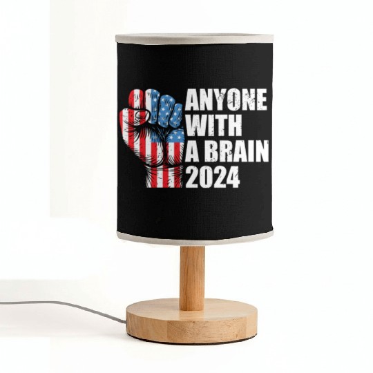 2024 Brain Vote Democracy Anti-Trump Fabric Lamps