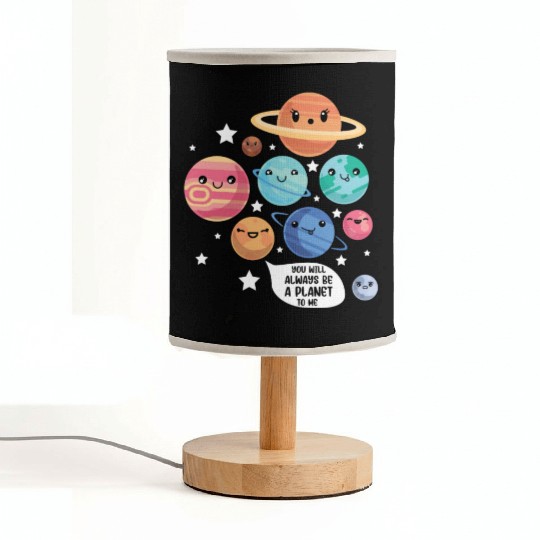 Pluto Planet Joke Funny Cosmonaut Galaxy Physicist Fabric Lamps