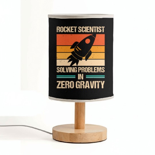Rocket Scientist Retro Zero Gravity Vintage Fabric Lamps