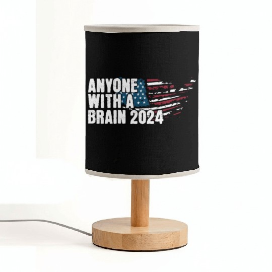 2024 Brain Vote Democracy Anti-Trump Fabric Lamps