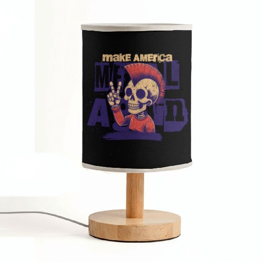 Metal Revival American Spirit Fabric Lamps