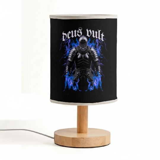 Deus Vult Historical Knight Fabric Lamps