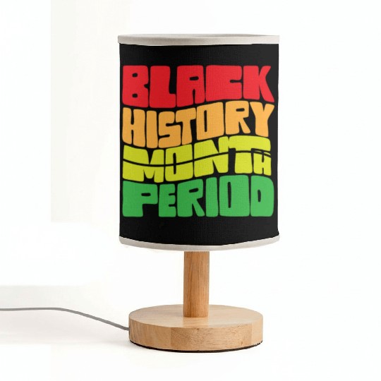 Black History Month Period African American Pride Fabric Lamps