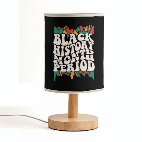 Black History Month Period African American Pride Fabric Lamps
