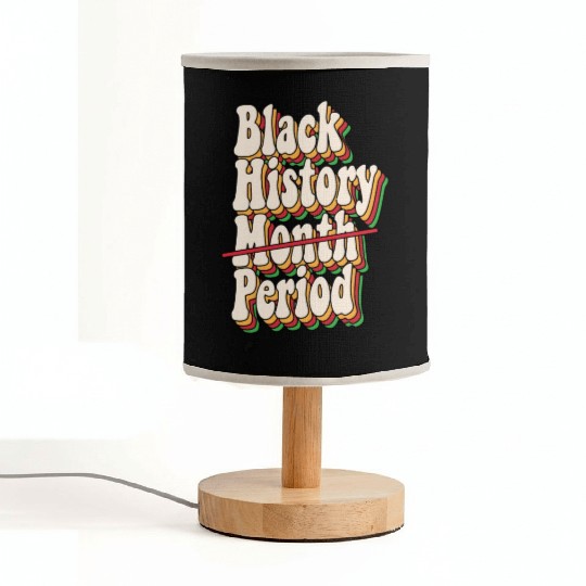 Black History Month Period African American Pride Fabric Lamps