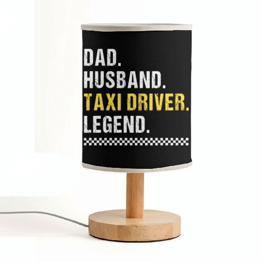 Dad Taxi Driver Fabric Lamps