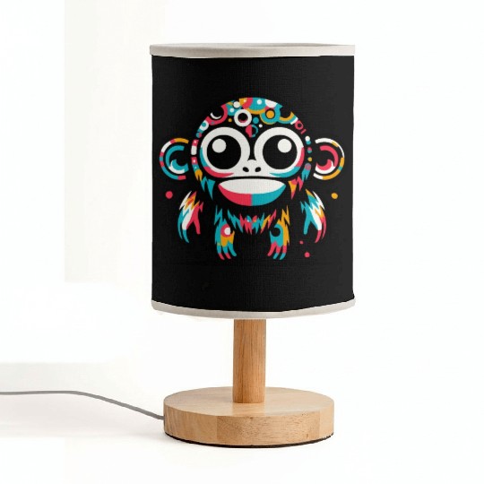 Chromatic Chimp: A Spectrum of Wonder Fabric Lamps
