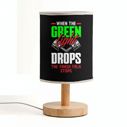 Funny Drag Race Drag Racing Gift Fabric Lamps