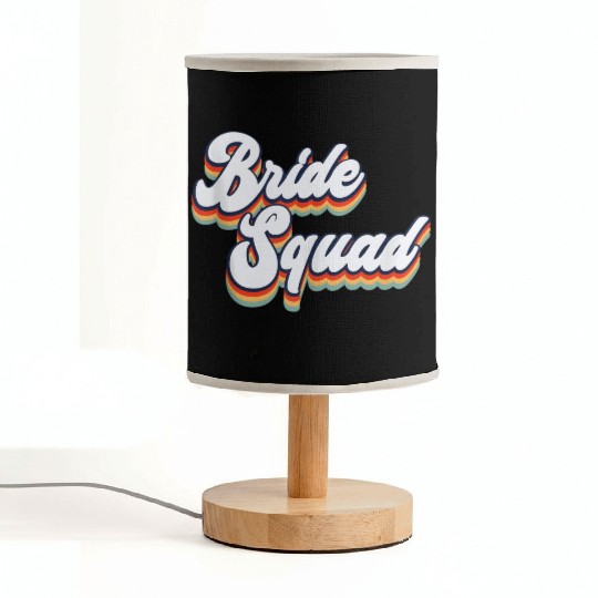 Bride Squad Bachelorette Party Fabric Lamps