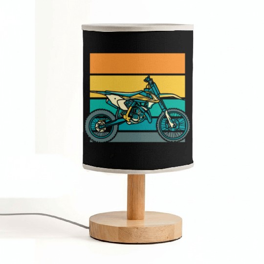 Dirt Bike Mx Motocross Supermoto Fabric Lamps