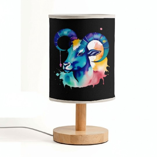 Color splash zodiac: Capricorn Fabric Lamps