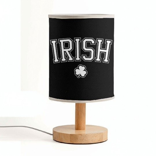 St. Patrick's Day Irish College Shamrock Fabric Lamps