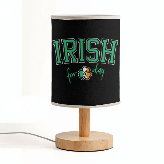St. Patrick's Day Irish for a Day College Shamrock Fabric Lamps