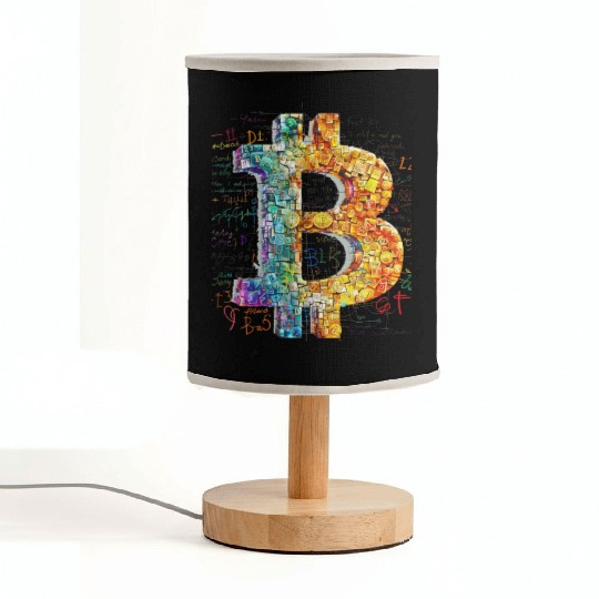 Pi day 3.14 Mathematical Equation Crypto Bitcoin Fabric Lamps
