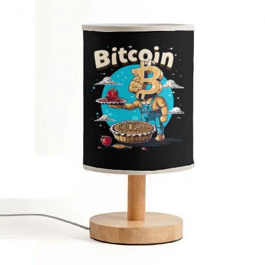 Pi day 3.14 Crypto Bitcoin Fitness Man Love Apple Fabric Lamps
