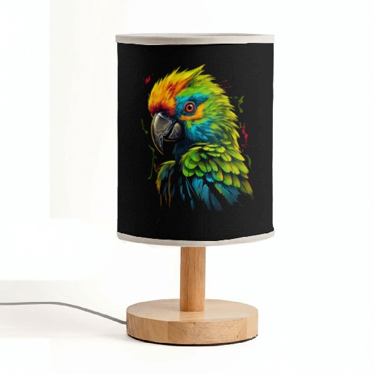 Macaw Parrot for a Bird Lover Animal Lover Fabric Lamps
