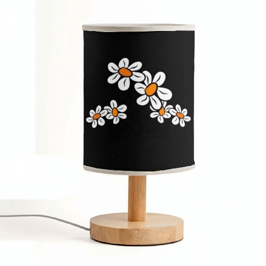 daisy flower, daisies in bloom blossoms garden Fabric Lamps