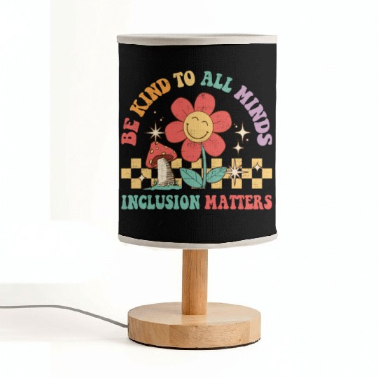 Be Kinds Minds Inclusion Sped Teacher Autism Fabric Lamps