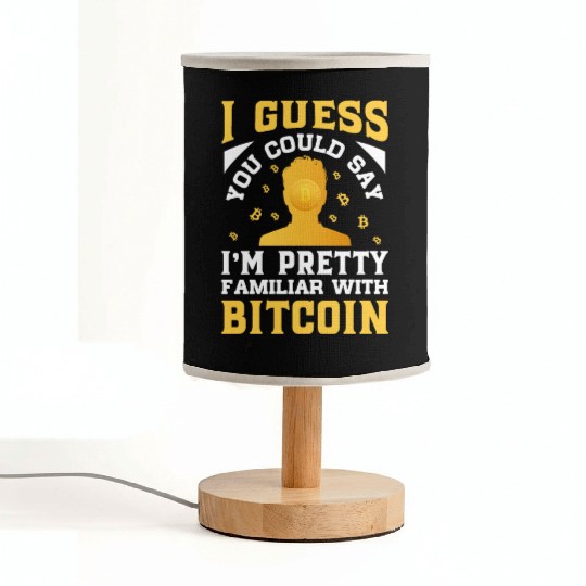 Could Say I m Pretty Familiar with Bitcoin Fabric Lamps