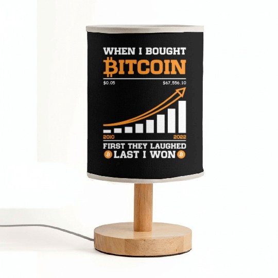 Bought Bitcoin First They Laughed Last I won Fabric Lamps