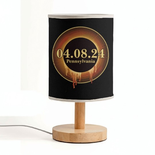 Total Solar Eclipse 2024 Path of Totality Fabric Lamps