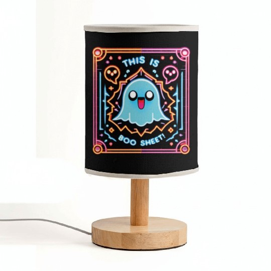 THIS IS BOO SHEET! Version 2, neon colors Fabric Lamps