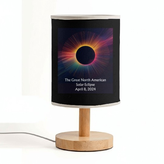 Celestial Dance: Solar Eclipse Fabric Lamps