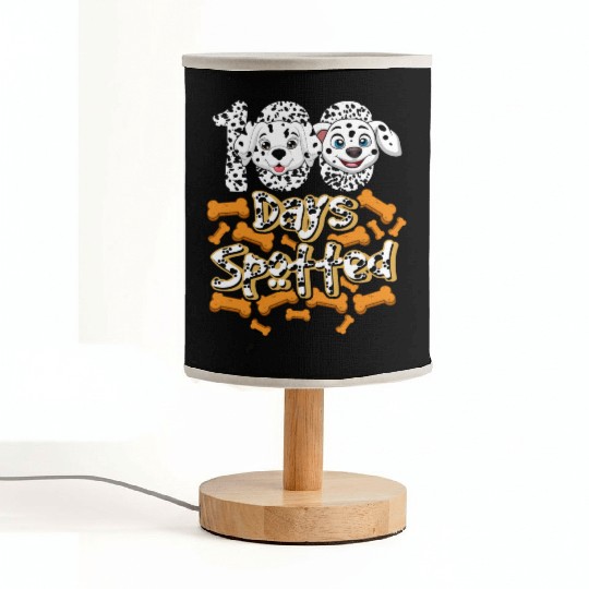 School Fabric Lamps, 100 Days Spotted Dalmatian Puppy