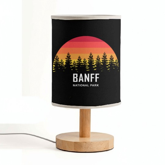 Banff National Park Fabric Lamps