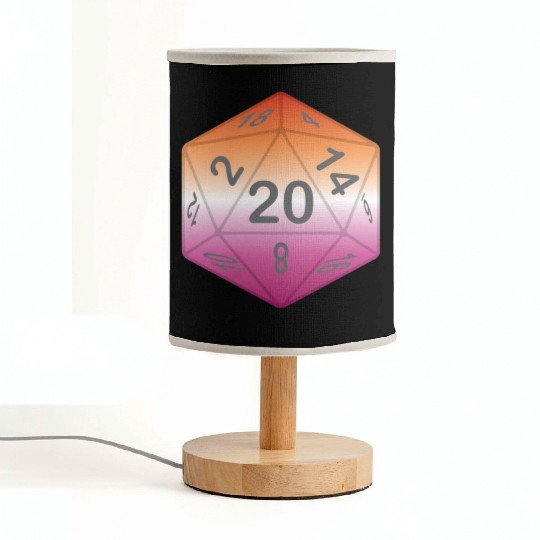 Pride Dice - Lesbian Fabric Lamps