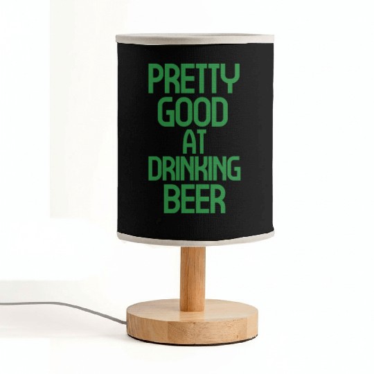 Vibrant Beer-Themed Typography Design Fabric Lamps