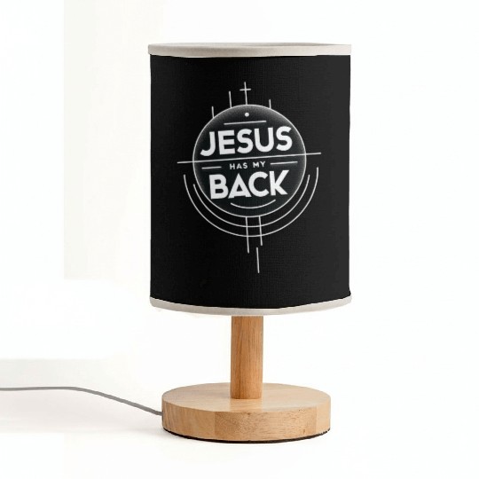 Jesus Has My Back 19 Fabric Lamps