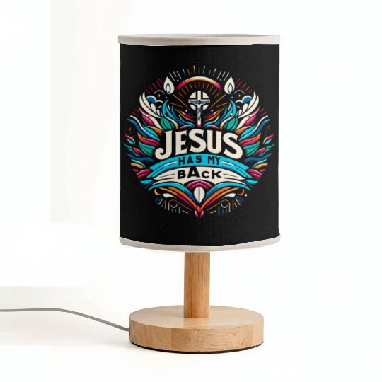 Jesus Has My Back 27 Fabric Lamps