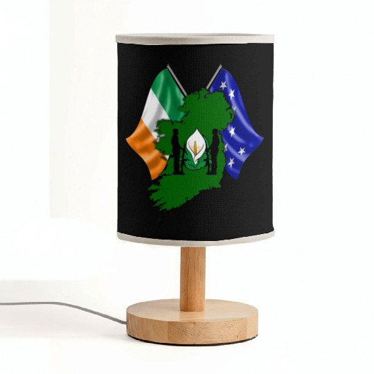 Irish Easter Lily - Designed in Ireland Fabric Lamps