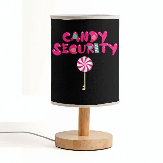 Candy Security Mom Dad Matching Birthday Costume Fabric Lamps
