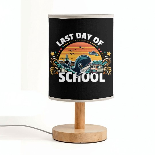 Last Day Of School Teacher Student Fabric Lamps