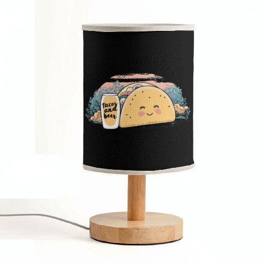 Tacos & Beer: My Happy Place Fabric Lamps