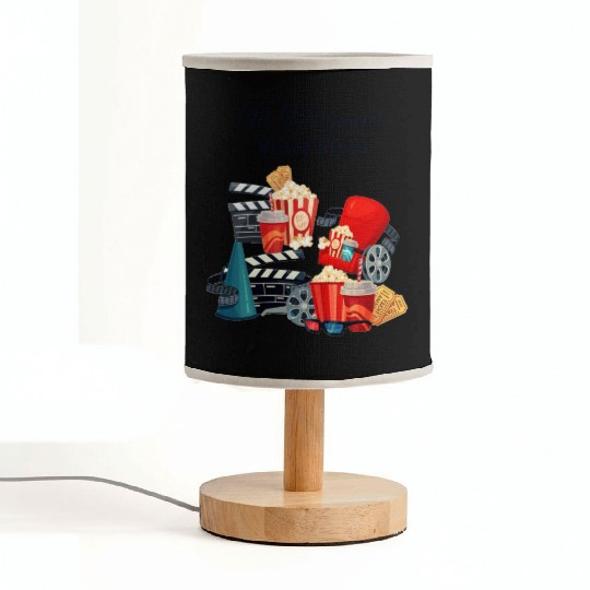 Popcorn Vintage Movie Night Fabric Lamps