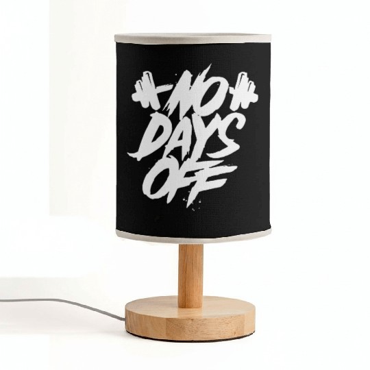 No Days Off Fabric Lamps